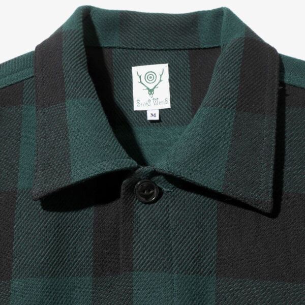 SOUTH2 WEST8 Smokey Shirt - Plaid Green