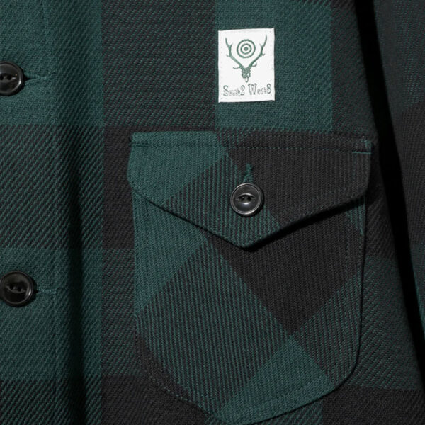 SOUTH2 WEST8 Smokey Shirt - Plaid Green