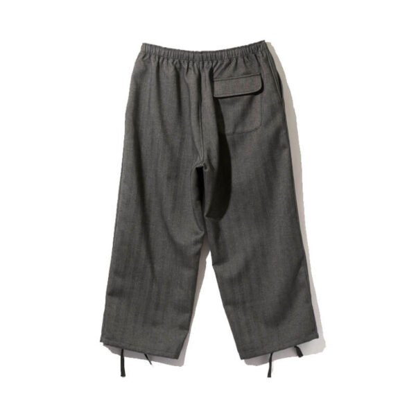 SOUTH2 WEST8 String Cuff Balloon Pant - Grey Herringbone