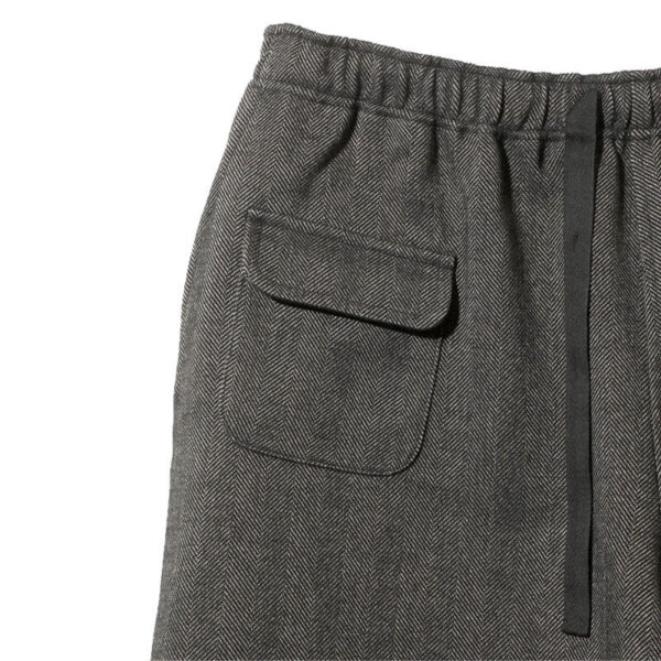 SOUTH2 WEST8 String Cuff Balloon Pant - Grey Herringbone