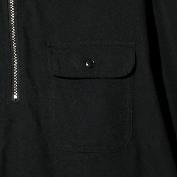 SOUTH2 WEST8 Zipped Pullover Long Shirt - Black