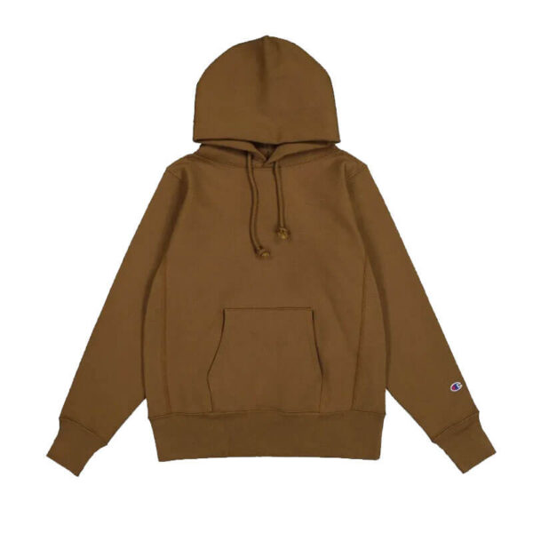 CHAMPION MADE IN USA Hoodie - Brown Cavern