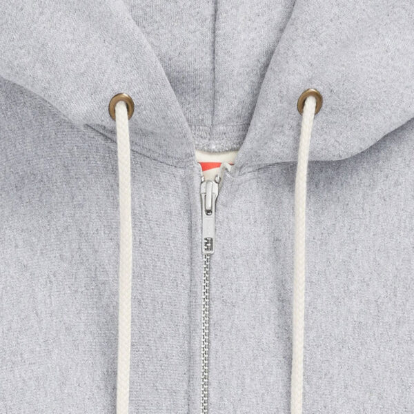 CHAMPION MADE IN USA Zipped Hoodie - Silver