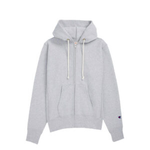 CHAMPION MADE IN USA Zipped Hoodie - Silver