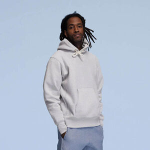 CHAMPION MADE IN USA Hoodie - Silver Grey