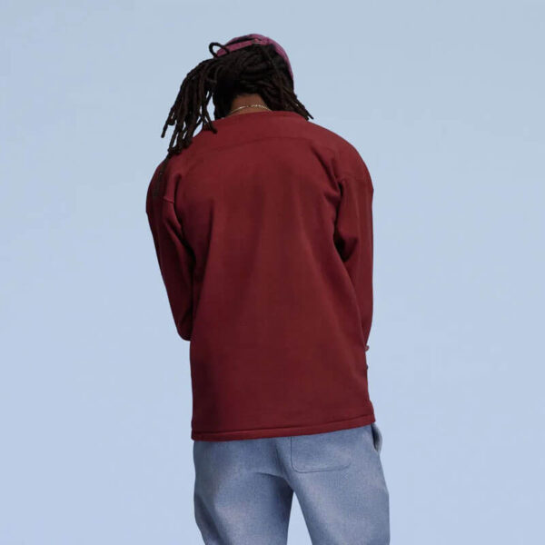 CHAMPION TRUE TO ARCHIVES LS Football Tee - Maroon