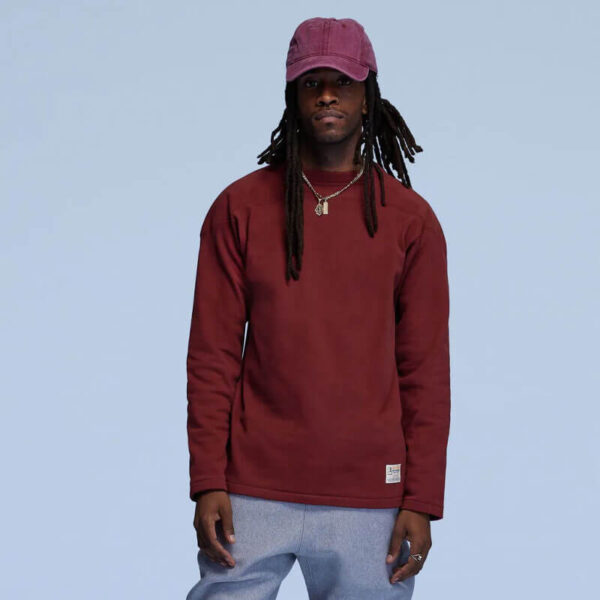 CHAMPION TRUE TO ARCHIVES LS Football Tee - Maroon