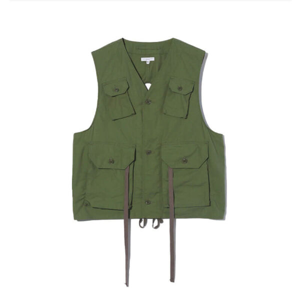 C-1 Vest - Olive Cotton Ripstop