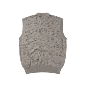 NO PROBLEMO Alien-O Lace Vest Grey