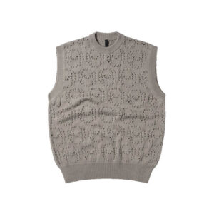 NO PROBLEMO Alien-O Lace Vest Grey