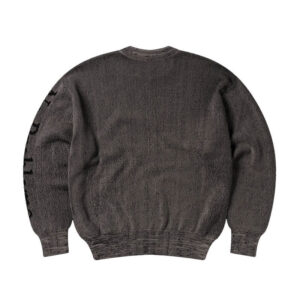 NO PROBLEMO Alien-O Glitch Knit Crew Neck - Black