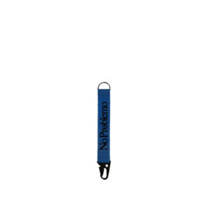 NO PROBLEMO Carabiner Keychain - Blue