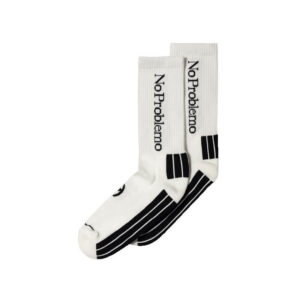 No Problemo Socks - White