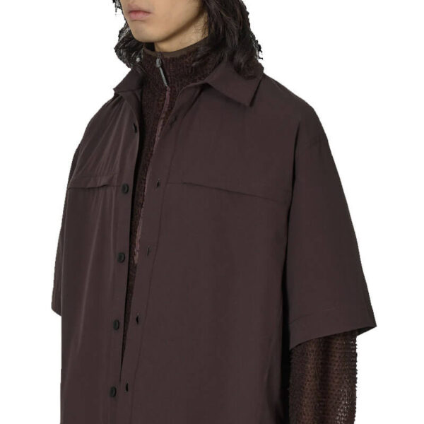 Dot Air Shirt - Dark Brown