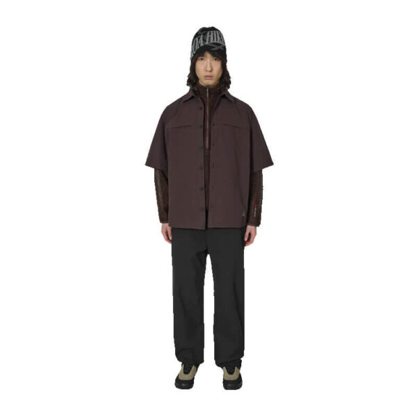 Dot Air Shirt - Dark Brown