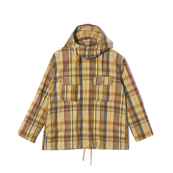 Cagoule Shirt - Olive Cotton Madras