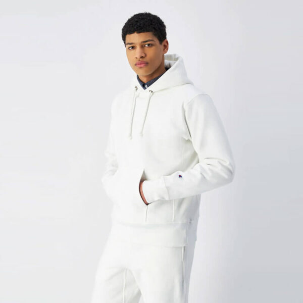 CHAMPION MADE IN USA Hoodie - White