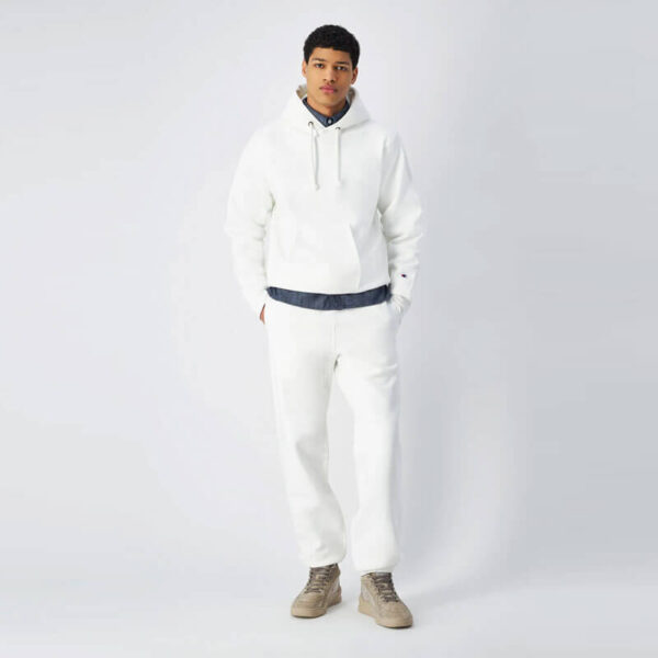 CHAMPION MADE IN USA Hoodie - White