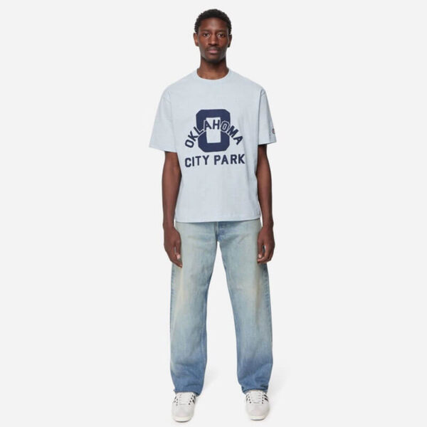 CHAMPION Physical Education Classic Tee - Pale Blue Melange