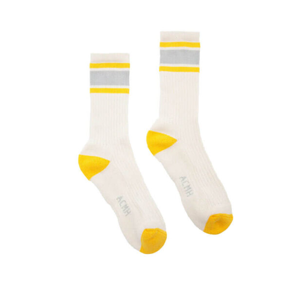 ACHM-Ivy-Ellis-x-ACMH-Socks-Ecru-Yellow-Mix ACMH Ivy Ellis x ACMH Socks