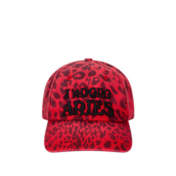 ARIES J'Adoro Aries Leopard Cap - Red