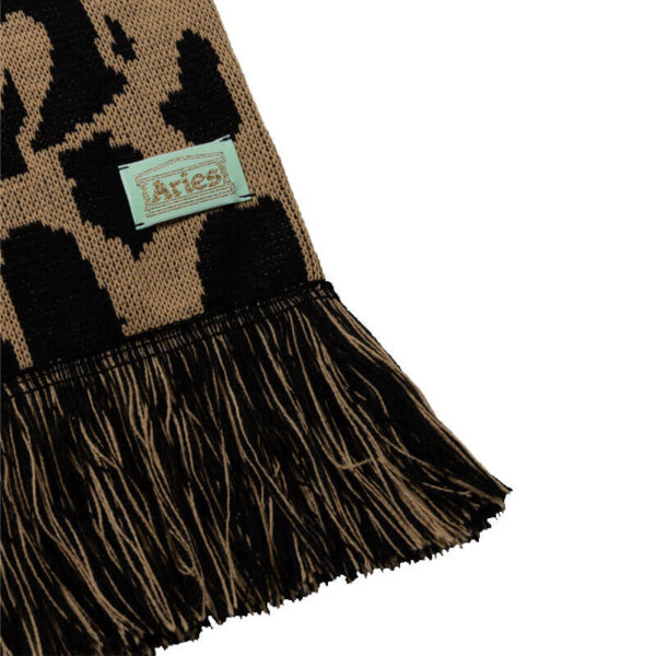 ARIES J'Adoro Aries Leopard Scarf - Beige