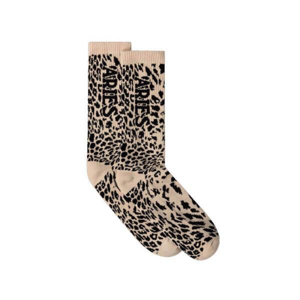 ARIES J'Adoro Aries Leopard Socks - Beige