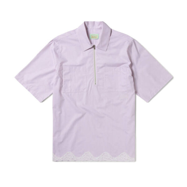 ARIES Lace Trim D Shirt - Pink