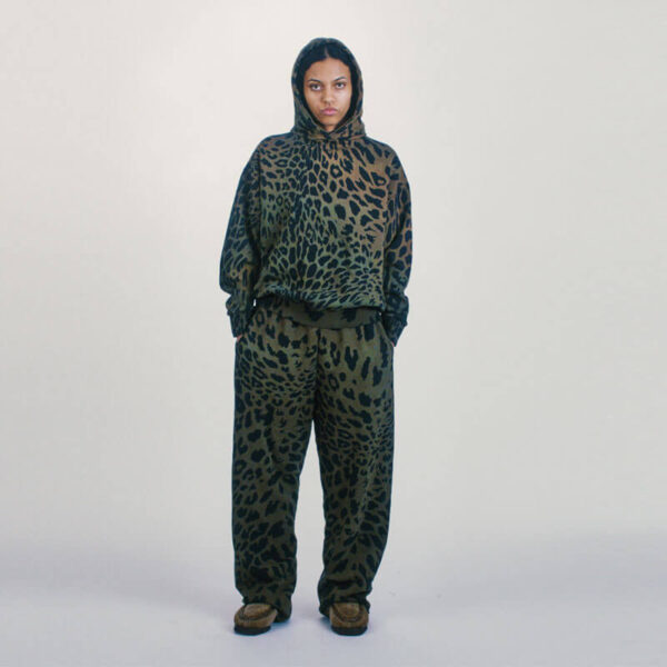 Leopard Straight Sweatpant - Multi