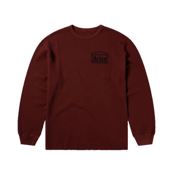 ARIES Reversible Temple Waffle LS Tee