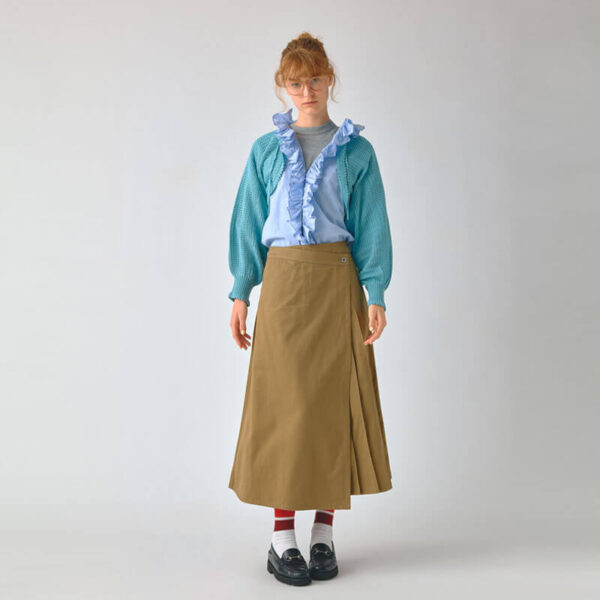 BEAMS BOY Chino Wrap Skirt