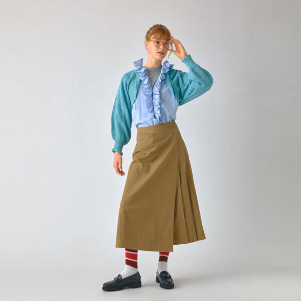 BEAMS BOY Chino Wrap Skirt