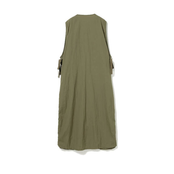 BEAMS BOY Military Side Ribbon Sleeveless Dress