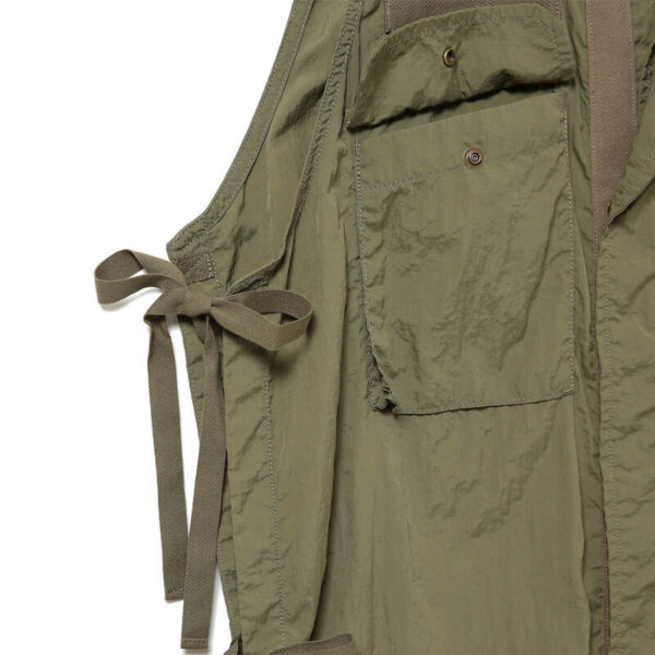 BEAMS BOY Military Side Ribbon Sleeveless Dress