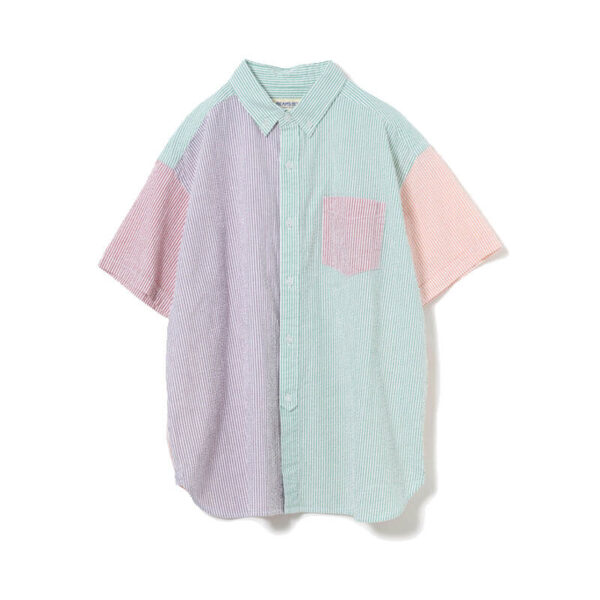 BEAMS BOY Seersucker Crazy Shirt