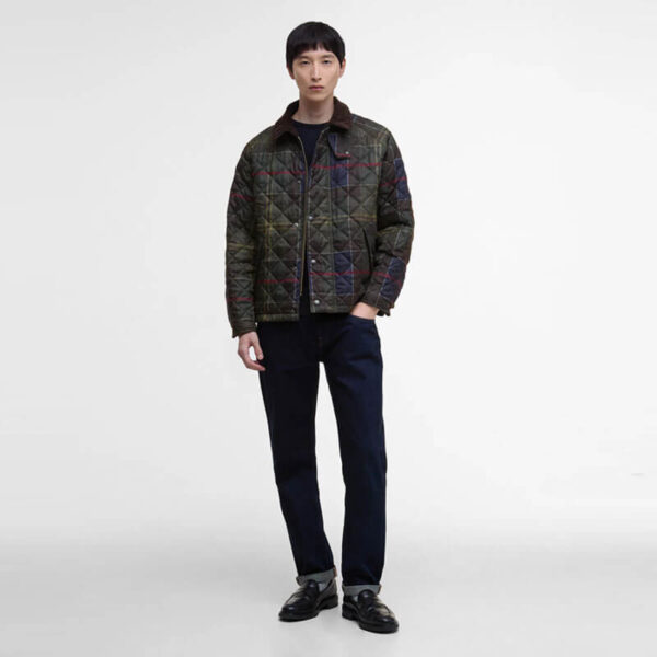 BARBOUR Tartan Transport Quilted Jacket