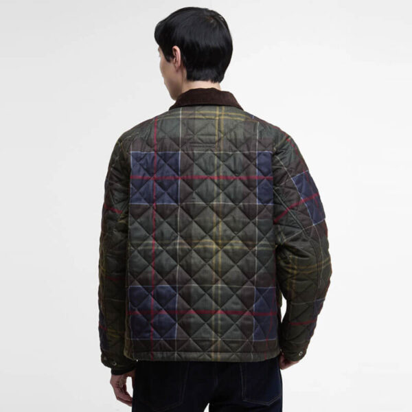 BARBOUR Tartan Transport Quilted Jacket