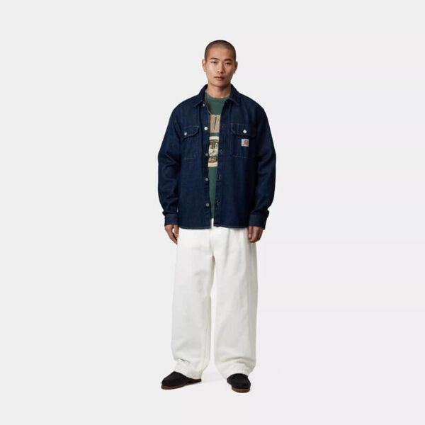 CARHARTT WIP Brandon Pant - White Rinsed