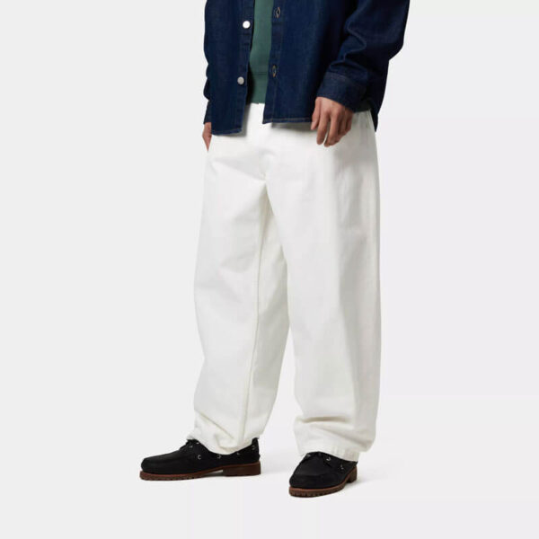CARHARTT WIP Brandon Pant - White Rinsed