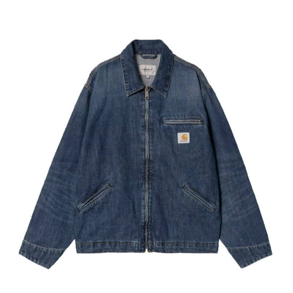 CARHARTT-OG-Detroit-Jacket-Blue-Dark-Used CARHARTT WIP OG Detroit Jacket - Blue Dark Used