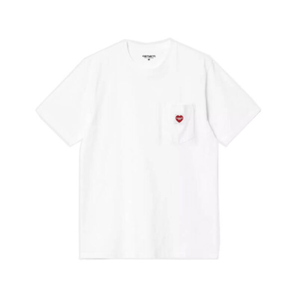 CARHARTT WIP Pocket Heart Tee - White