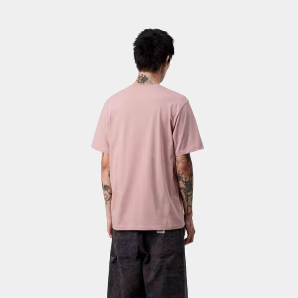 CARHARTT WIP Pocket T-Shirt - Glasey Pink