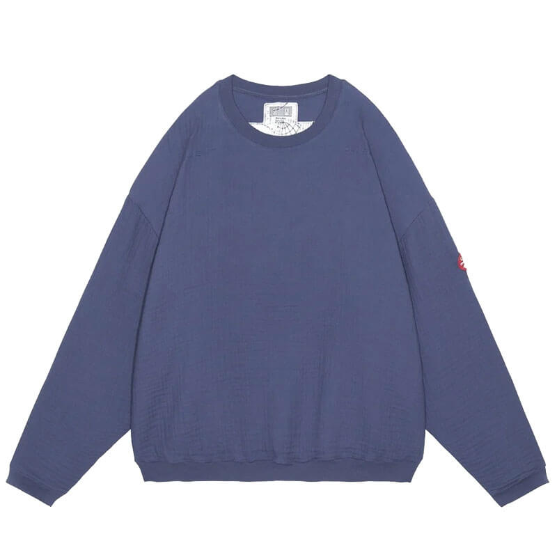 AS 1Tower Gauze Crew Neck - Navy