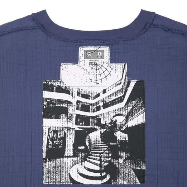 AS 1Tower Gauze Crew Neck - Navy