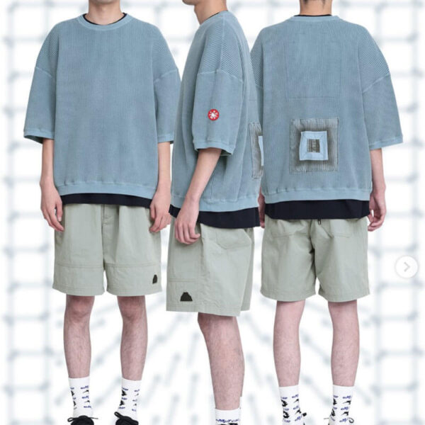 CAV EMPT Overdye Rib Cut SS Crewneck