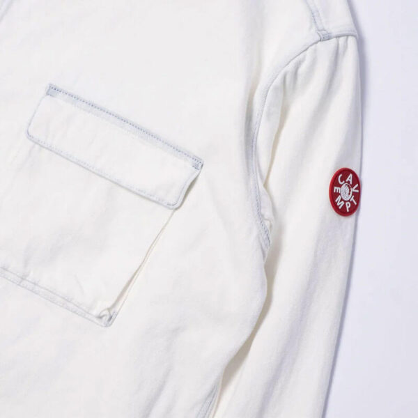 CAV EMPT Ult Bleached Denim Big Shirt - White