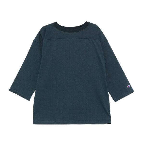 CHAMPION MADE IN USA 3/4 Sleeve Tee - Navy