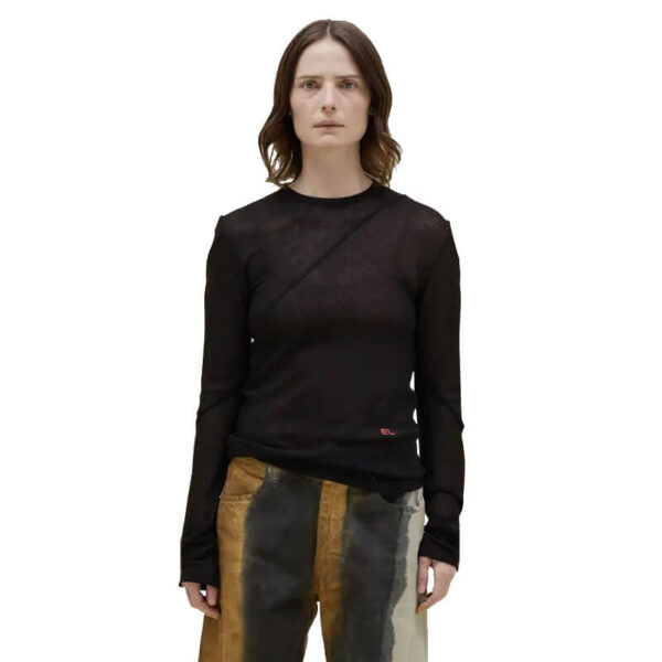 ECKHAUS-LATTA-Spiral-Long-Sleeve-Jet ECKHAUS LATTA Spiral Long Sleeve - Jet