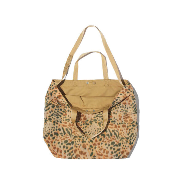 ENGINEERED GARMENTS Carry-All Reversible Tote - Leopard