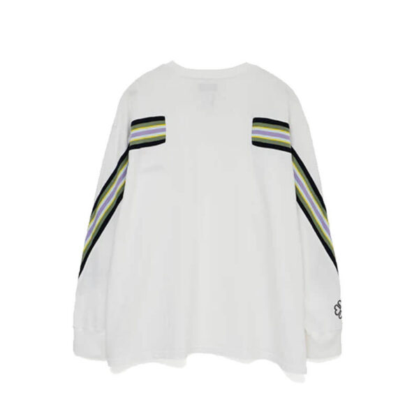 FACETASM Rib Long Tee - White